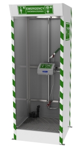 Nooddouche in cabine 