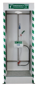 Nooddouche in cabine 