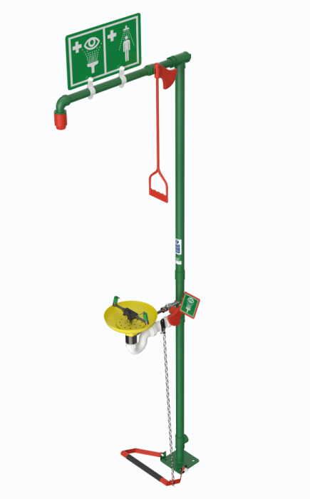 EXP-18G/75G Nooddouche voor binnen