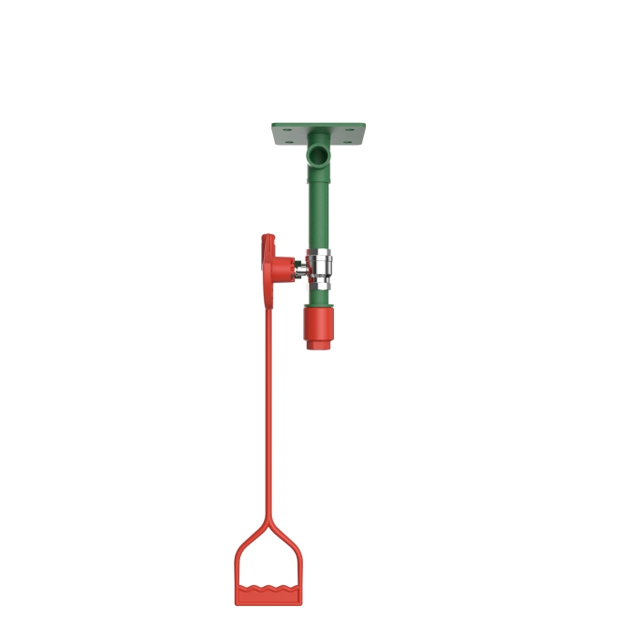 Nooddouche voor plafondmontage