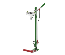 selfdraining emergency eyebath 