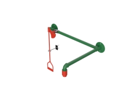 Nooddouche om boven een deur te plaatsen