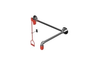 Nooddouche om boven een deur te plaatsen