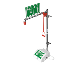 Nooddouche voor muurbevestiging 