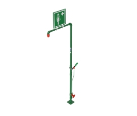 unheated selfdraining emergency safety shower