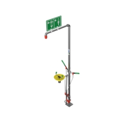 Zelfdrainerende nooddouche 