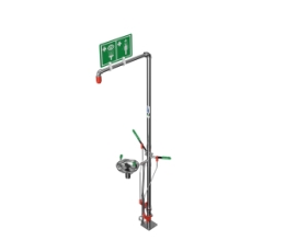 Zelfdrainerende nooddouche 