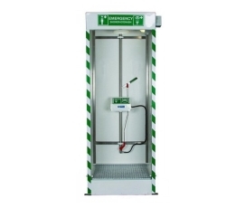 onverwarmde nooddouche cabine