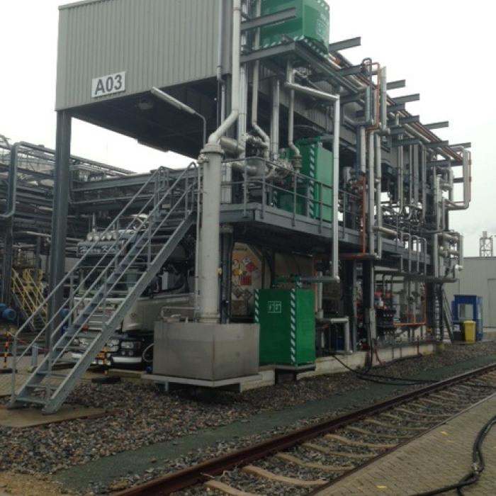 Nood- en oogdouches voor de logistieke sector - Tankterminal Rotterdam